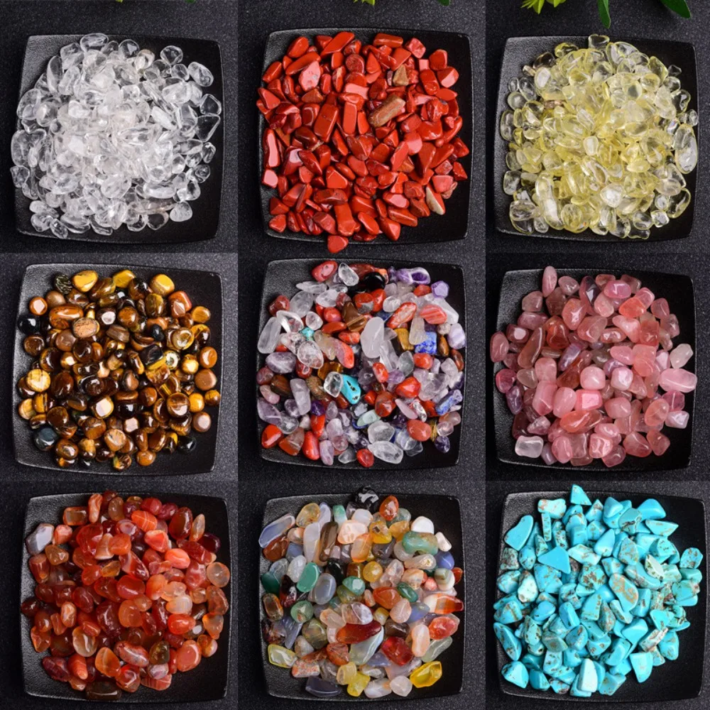 Fish Tank Gravel - Natural Stone Agate Polished Gravel Reiki