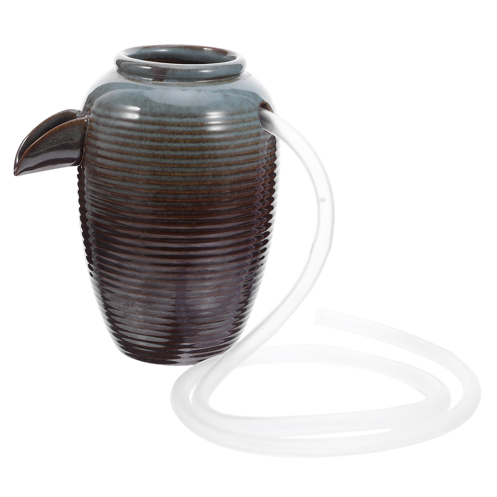 Aquarium Pump - Ceramic Jar Fish Tank Fountain No