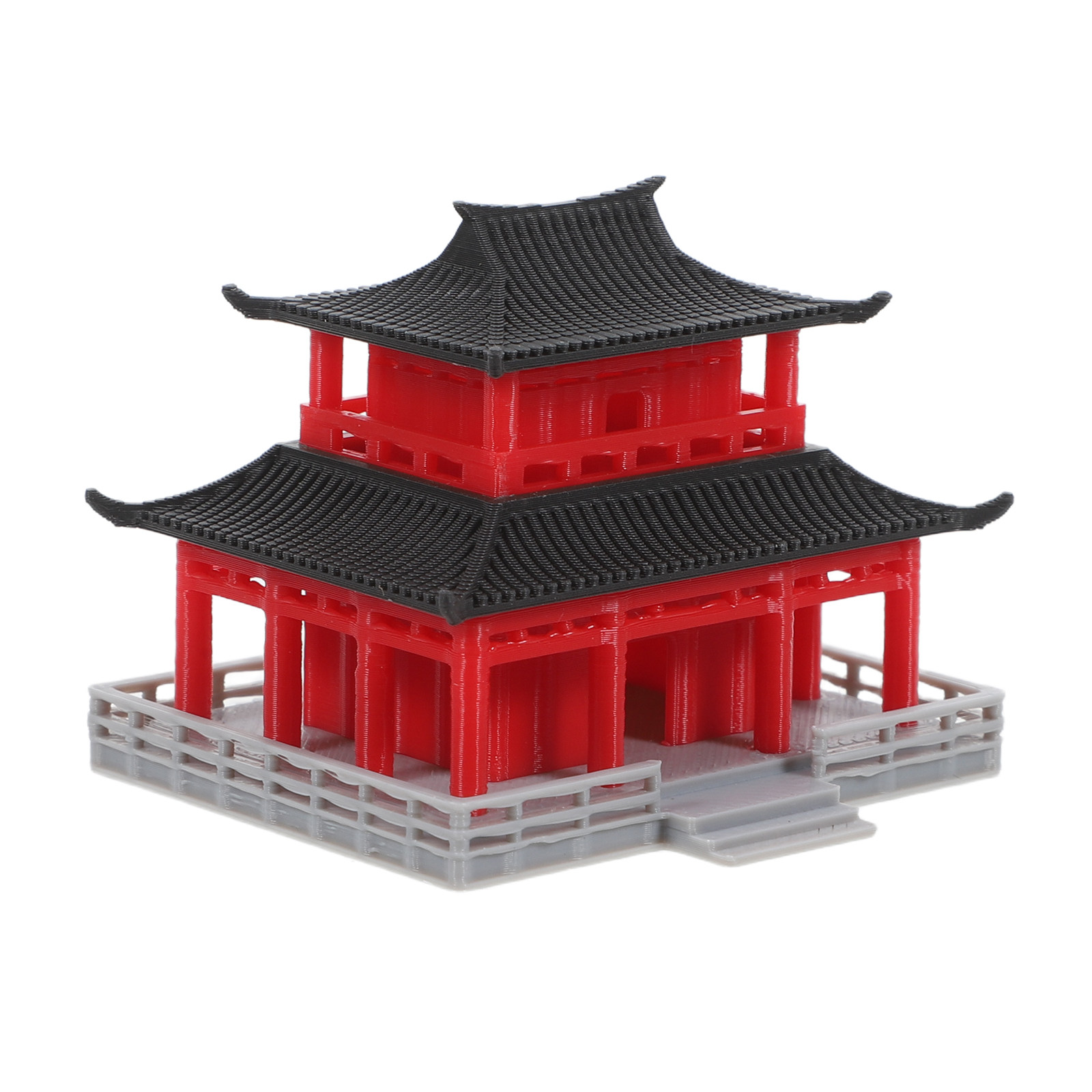 Black Red Ancient Chinese Pavi - Aquarium Decor review and price