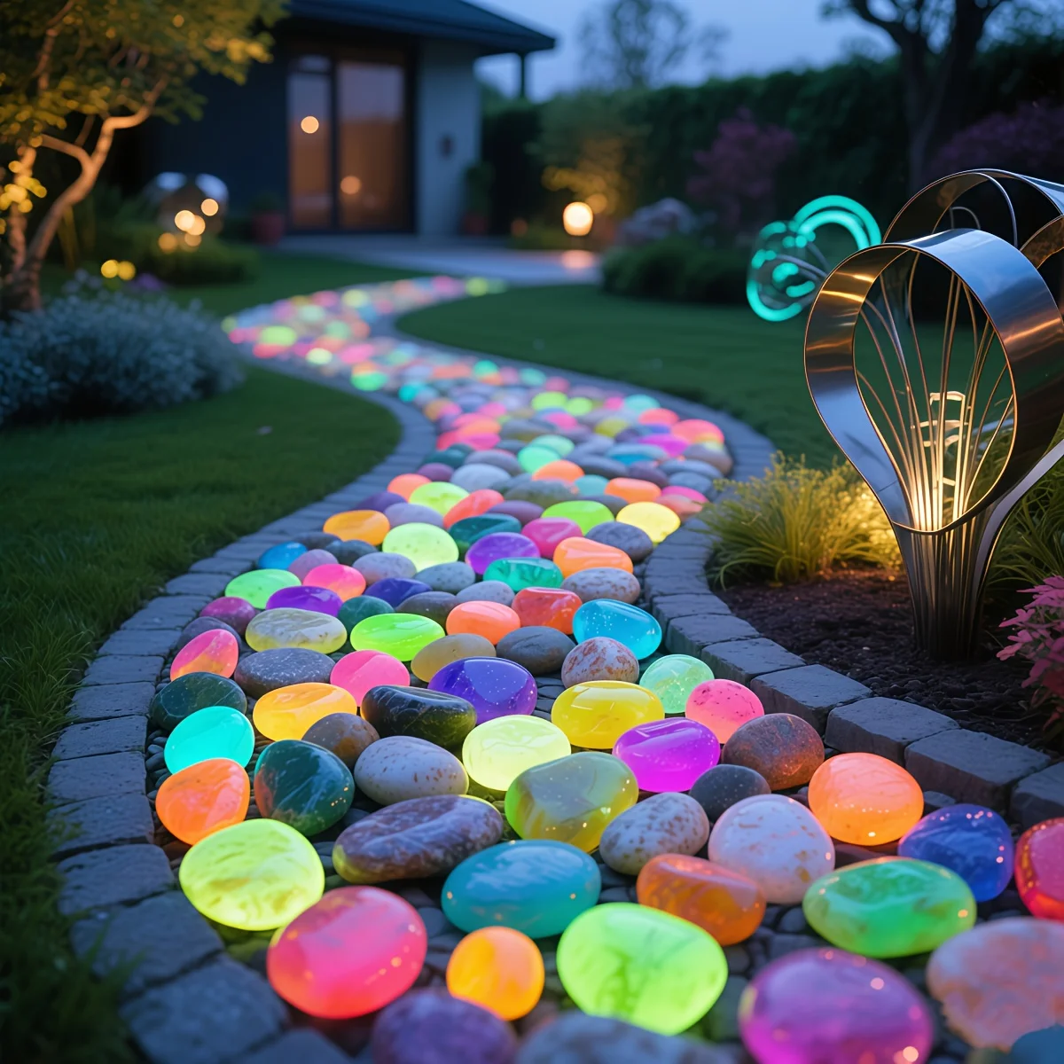 1CM 100pcs Color Goose Stone L - Fish Aquarium Home review and price