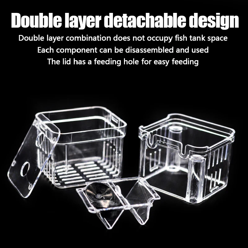 1PC Aquarium Fish Breeder Box  - Betta Fish Tank review and price