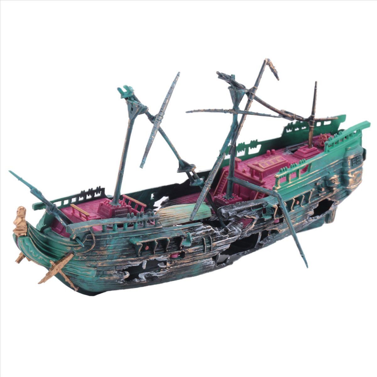 【ABFS】Large Aquarium Shipwreck - Aquarium Decor review and price