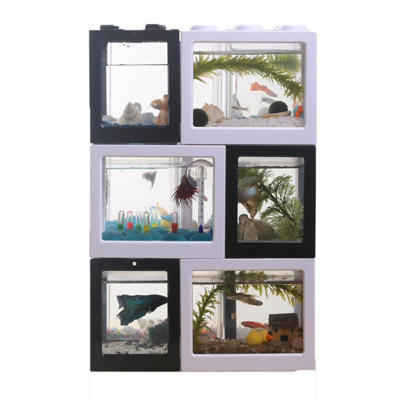 7 Color Mini Aquarium Betta Fi - Betta Fish Tank review and price