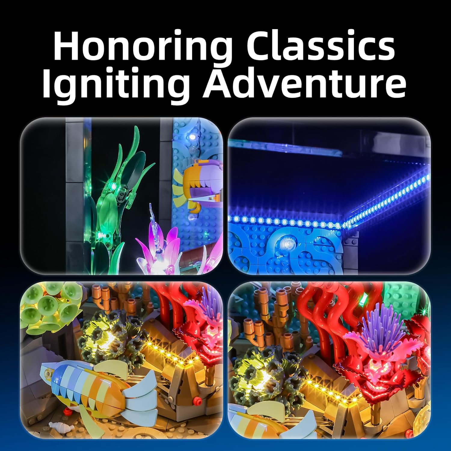 Hprosper LED Light for lego 10 - Aquarium Light review and price