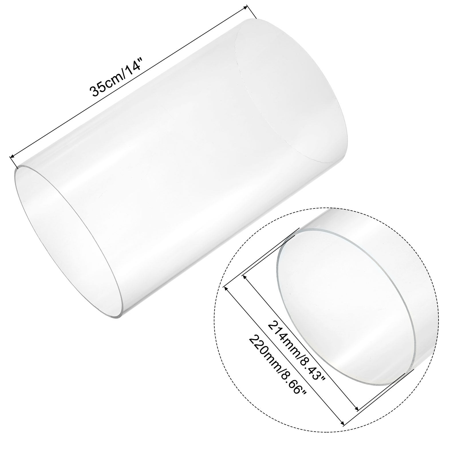 350mm Transparent Acrylic Aqua - Fish Tank Heater review and price