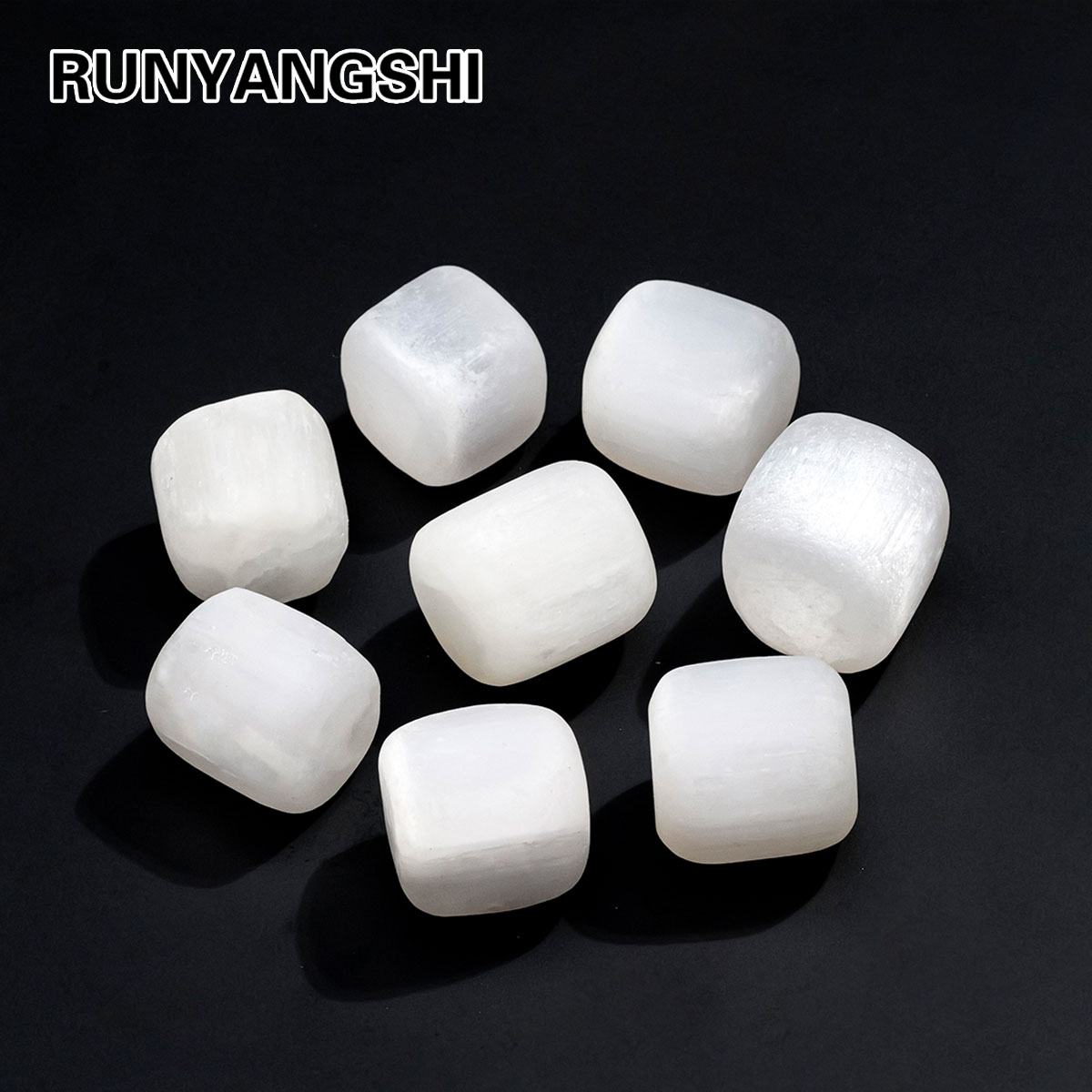 1pc Natural Selenite Rolling S - Fish Tank Gravel review and price
