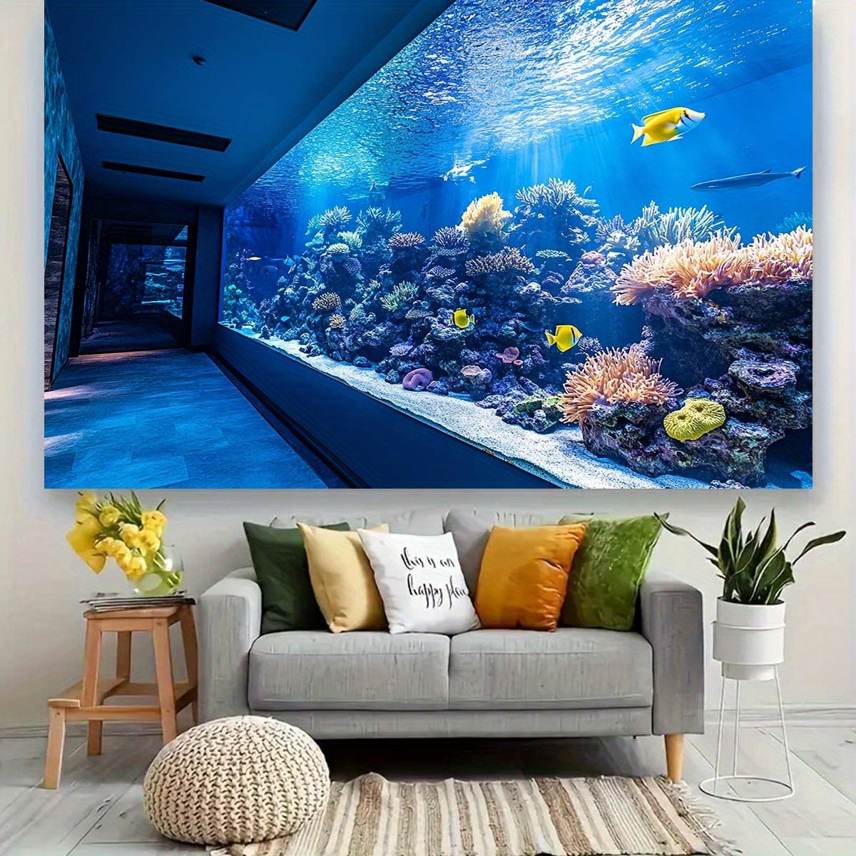 Vibrant Underwater Aquarium Ta - Fish Aquarium Home review and price