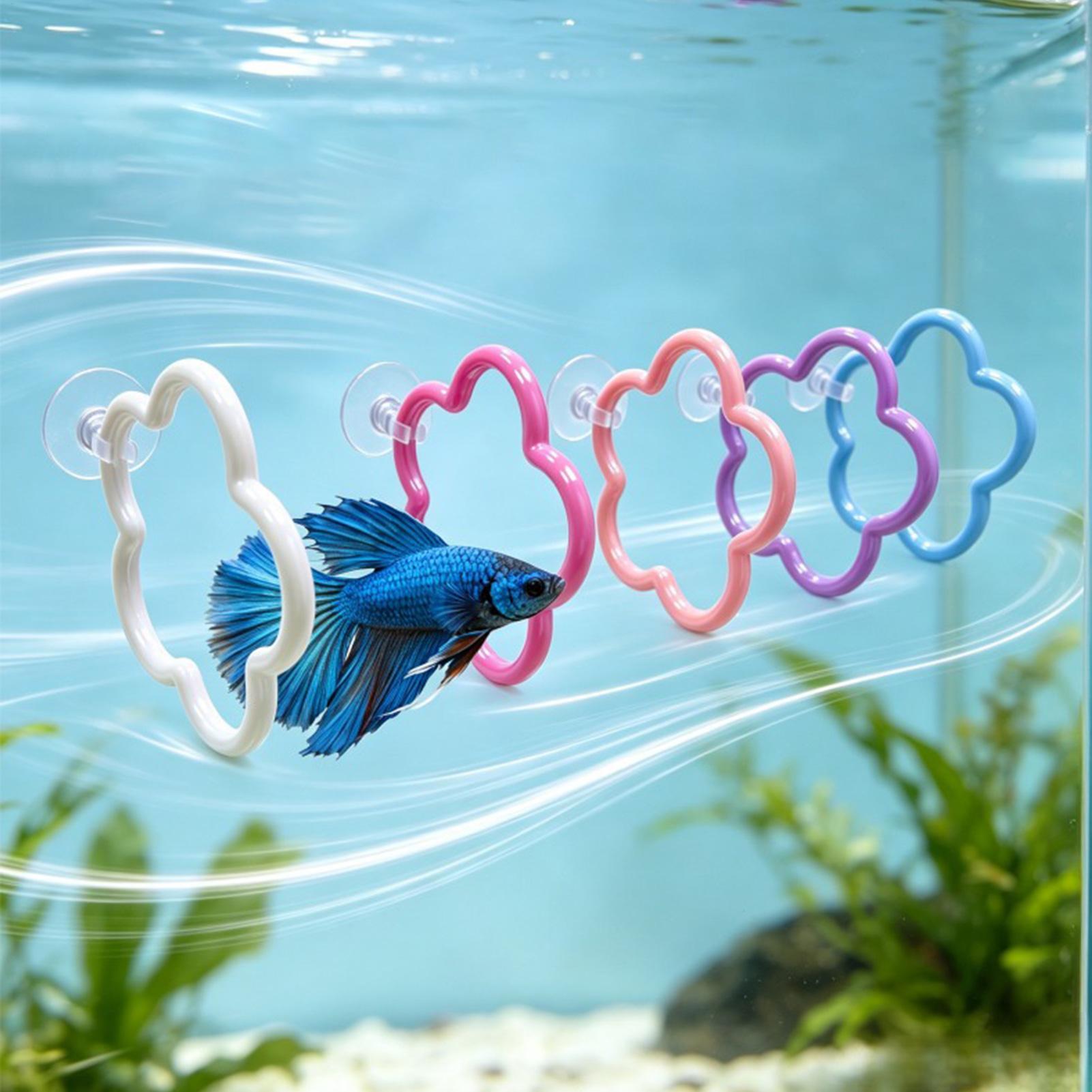 Betta Fish Toys 5 Pieces Color - Aquarium Fish Betta review and price
