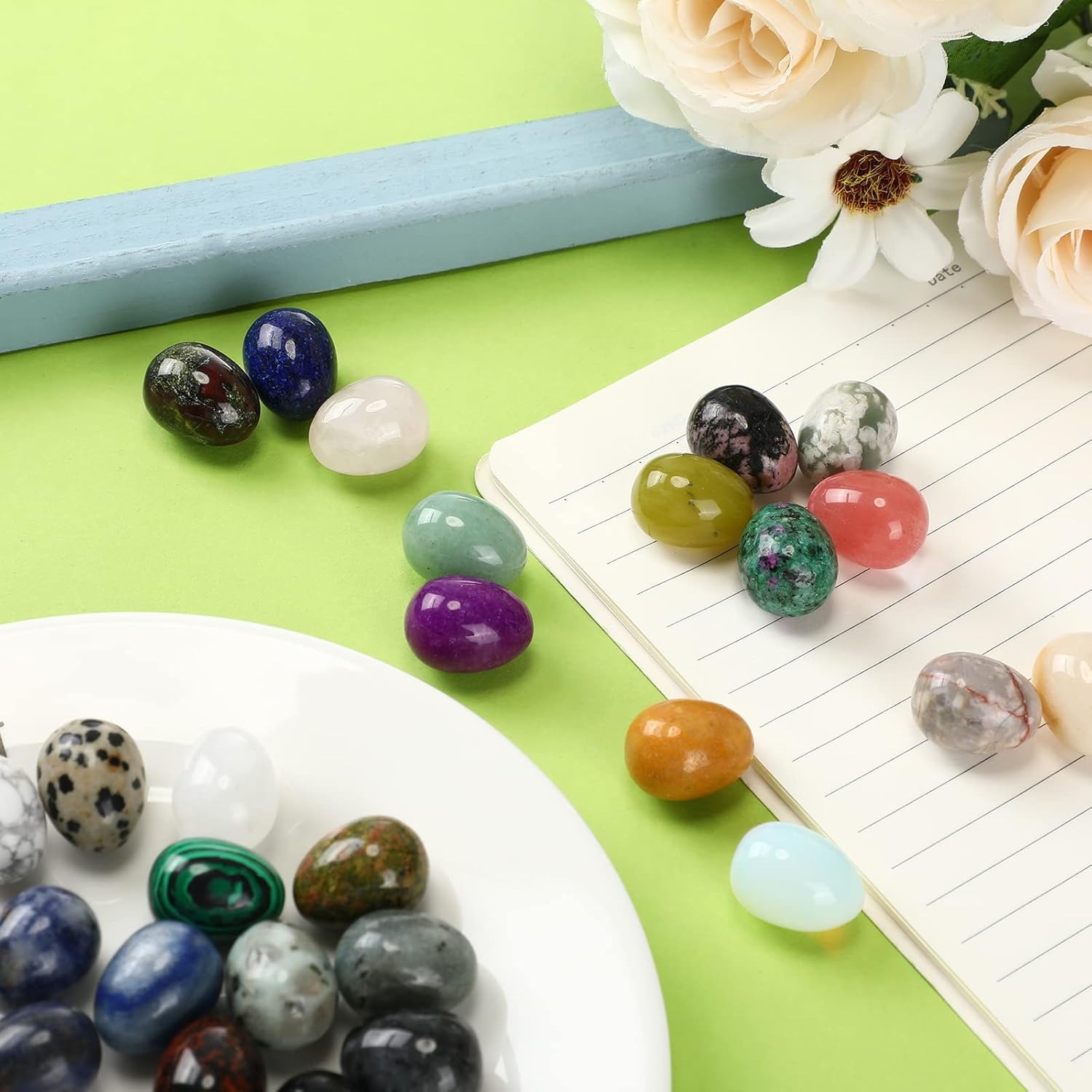 8  pcs natural crystal beads,  - Fish Tank Gravel review and price