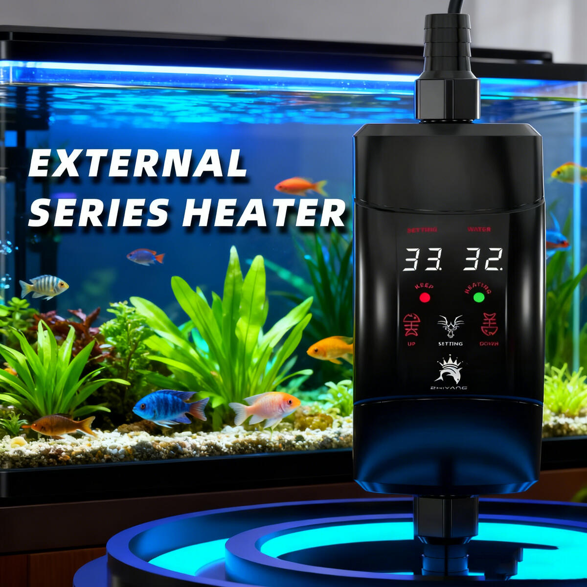 External Aquarium Heating Rod  - Fish Tank Heater review and price