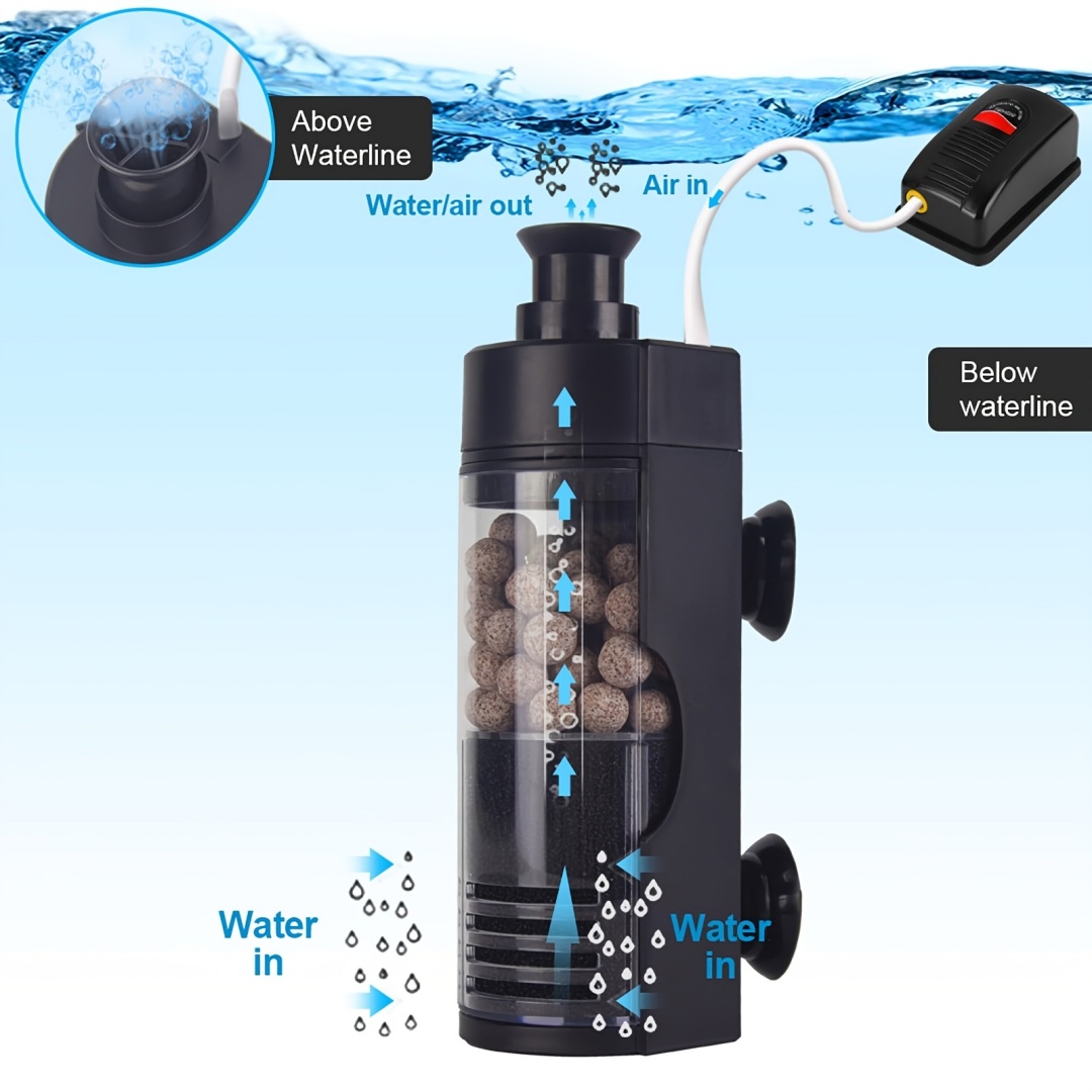 Compact Wall-Mounted Bio Spong - Betta Fish Tank review and price