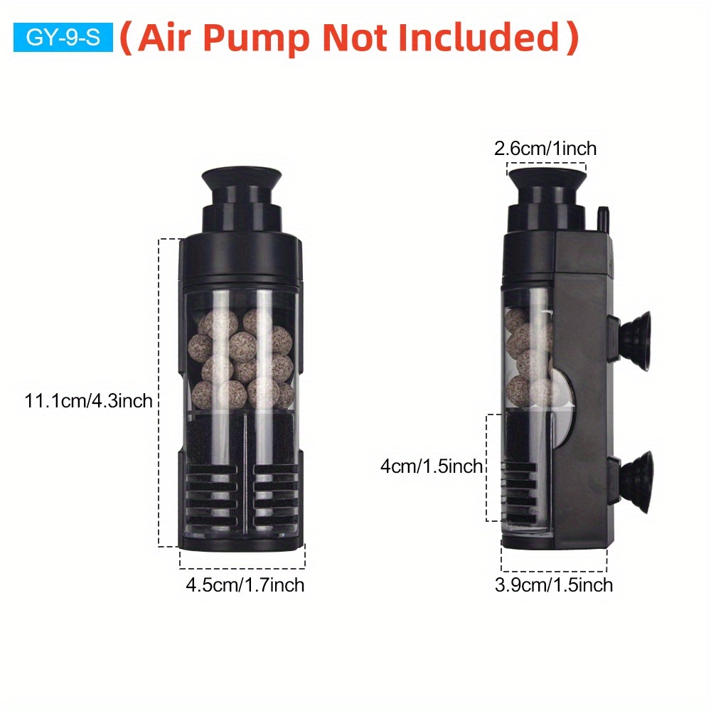 Compact Wall-Mounted Bio Spong - Betta Fish Tank review and price