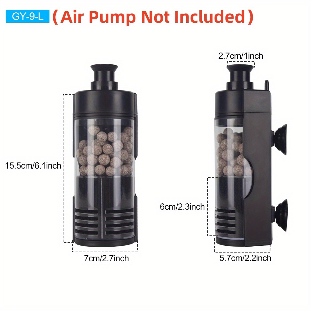 Compact Wall-Mounted Bio Spong - Betta Fish Tank review and price