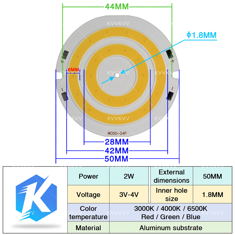 3V 4V Round COB LED Lamp Parts - Aquarium Light review and price