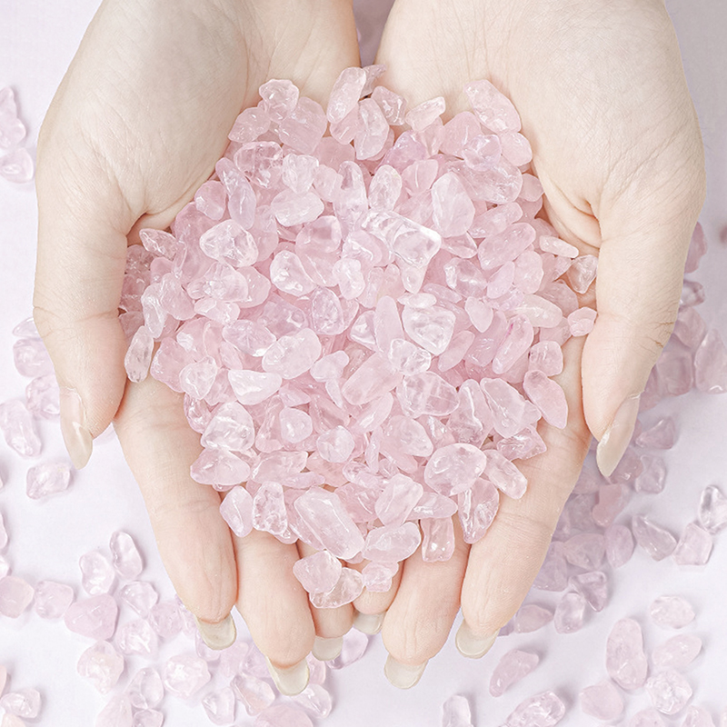 500g/bag Natural Stones Rose Q - Aquarium Decor review and price