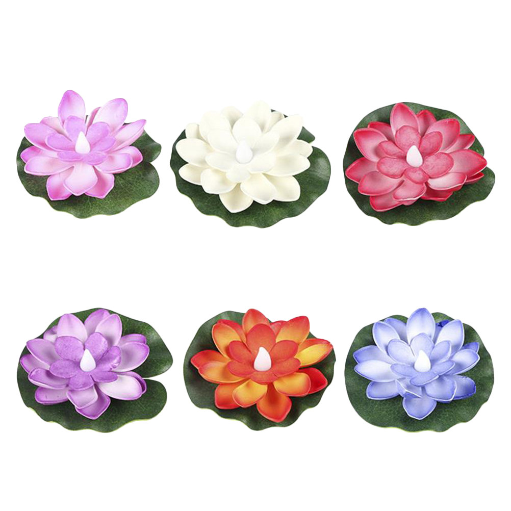 6Pcs Realistic Simulation Lotu - Aquarium Decor review and price