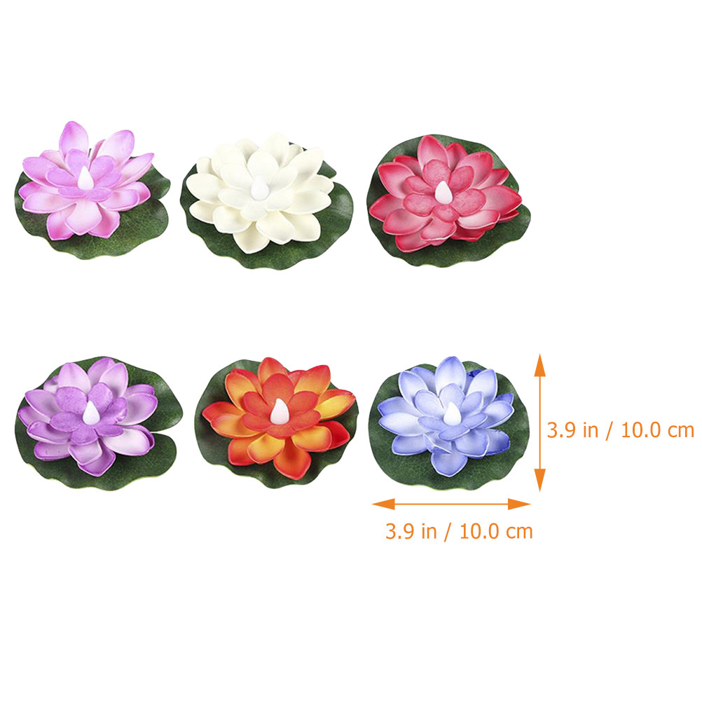 6Pcs Realistic Simulation Lotu - Aquarium Decor review and price