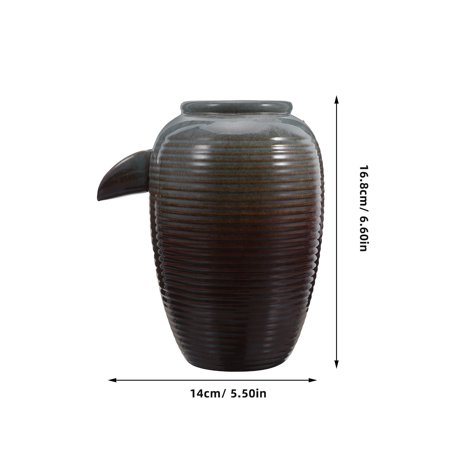 Ceramic Jar Fish Tank Fountain - Aquarium Pump review and price