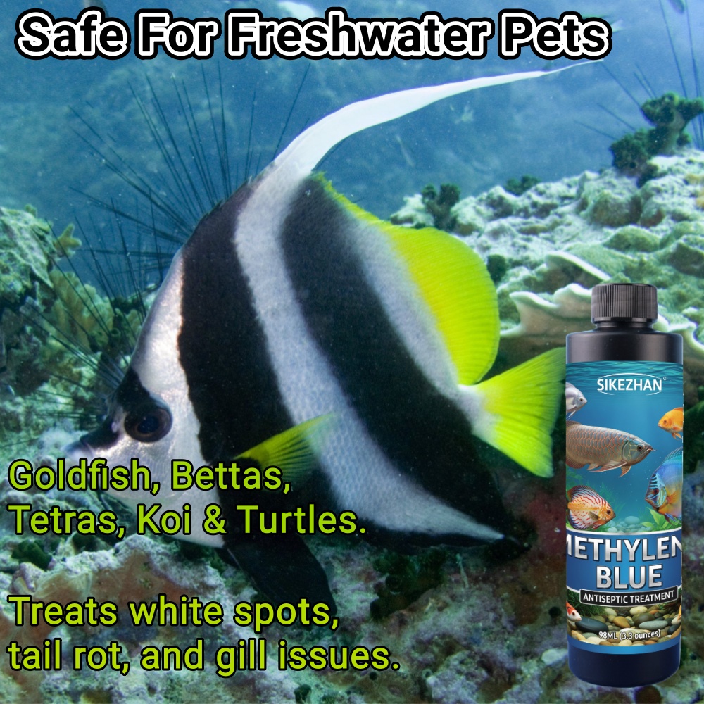 SIKEZHAN 98ml Pure Methylene B - Aquarium Fish Betta review and price