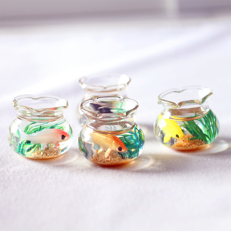 Home Ornament Doll House Decor - Fish Aquarium Home review and price