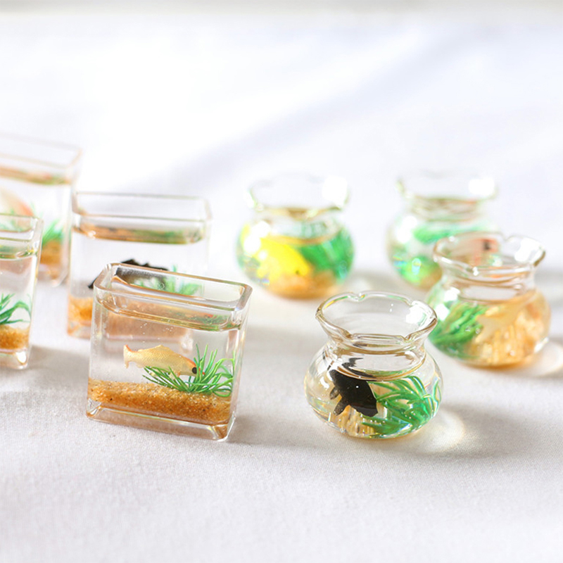 Home Ornament Doll House Decor - Fish Aquarium Home review and price