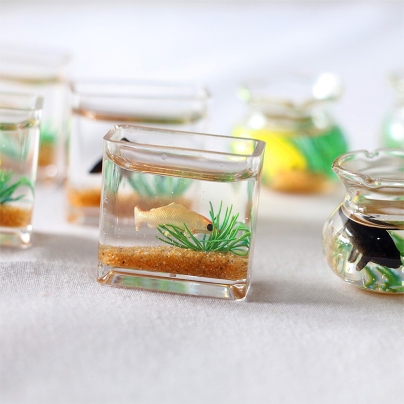 Home Ornament Doll House Decor - Fish Aquarium Home review and price