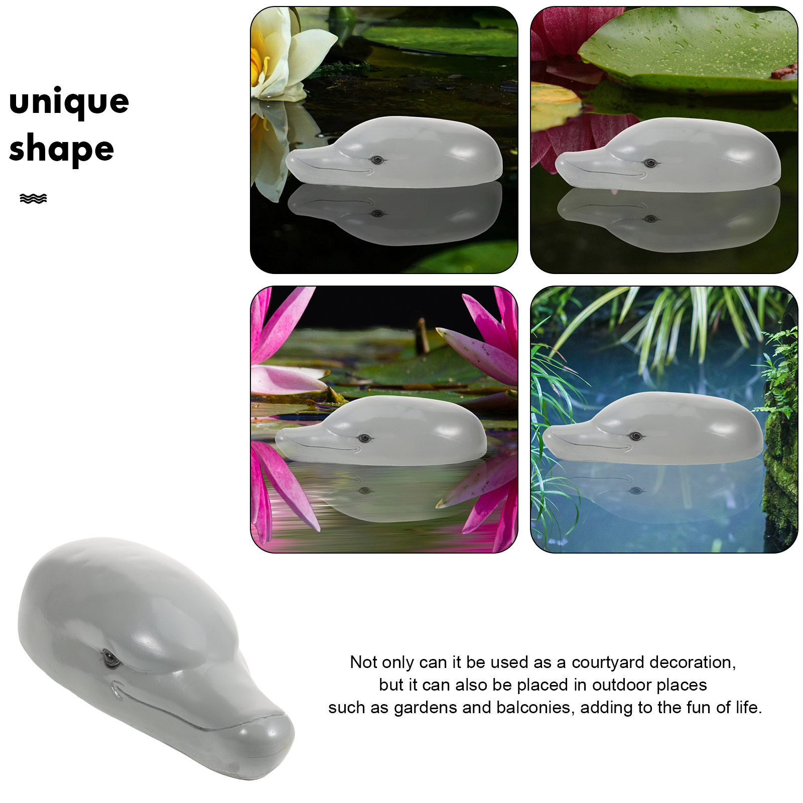 Premium Resin Dolphin Head Orn - Aquarium Decor review and price