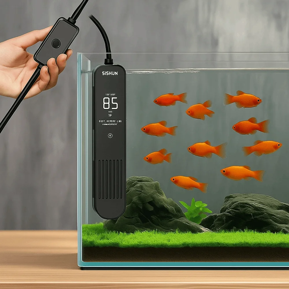 LCD Display 20-35°C Digital Fi - Fish Tank Heater review and price